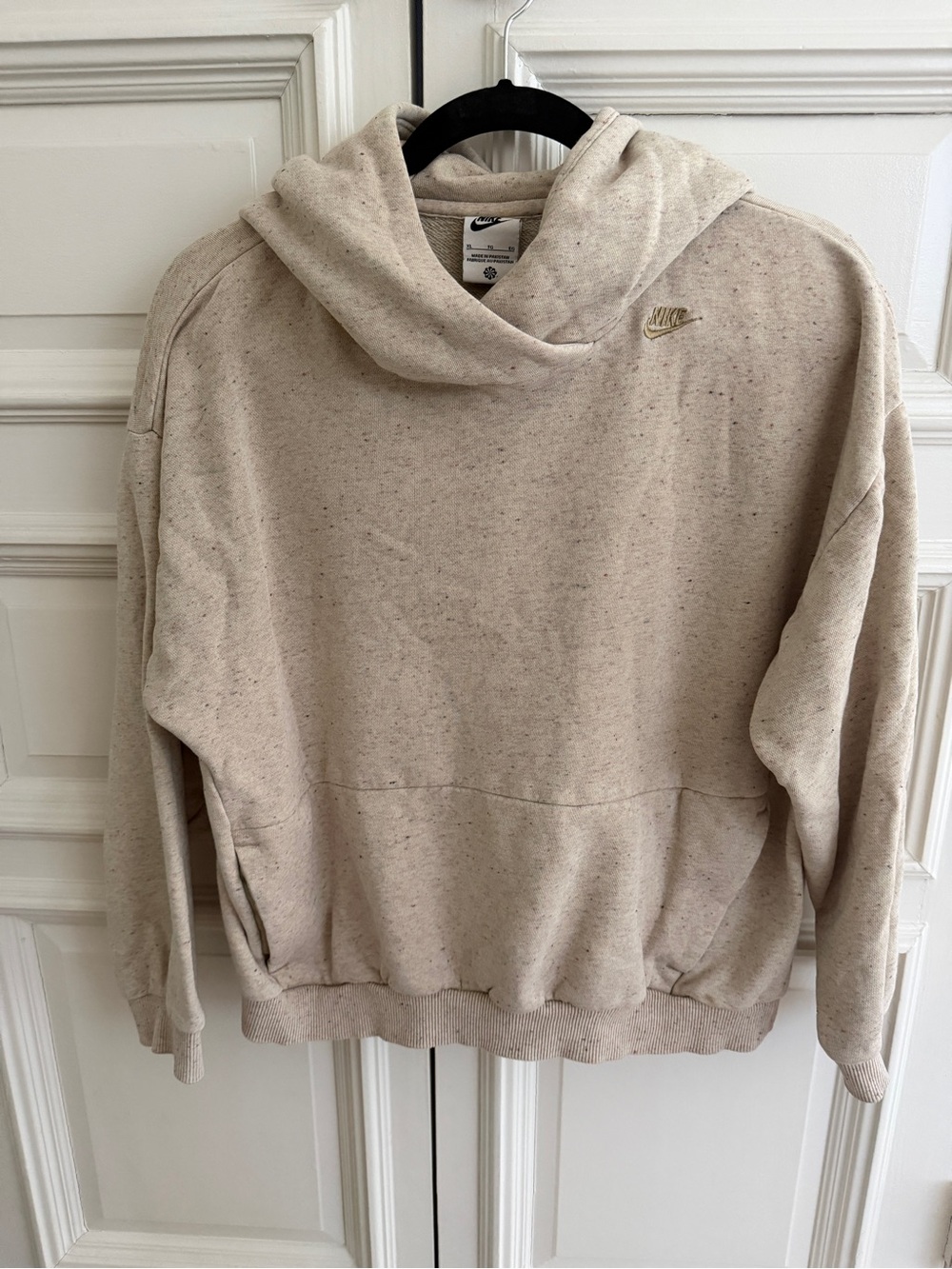 Nike Youth Beige Hooded Sweatshirt